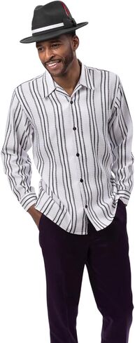 MONTIQUE 2 pc Men's Polyester Walking Suit Full Cut Long Sleeve Comfortable and Stylish in Saudi Arabia