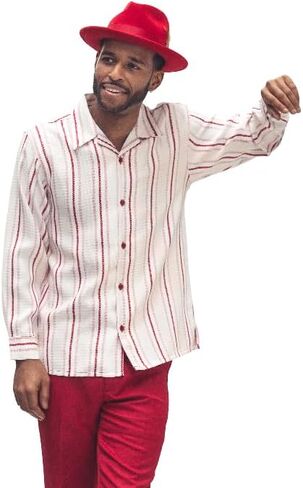MONTIQUE 2 pc Men's Polyester Walking Suit Full Cut Long Sleeve Comfortable and Stylish in Saudi Arabia