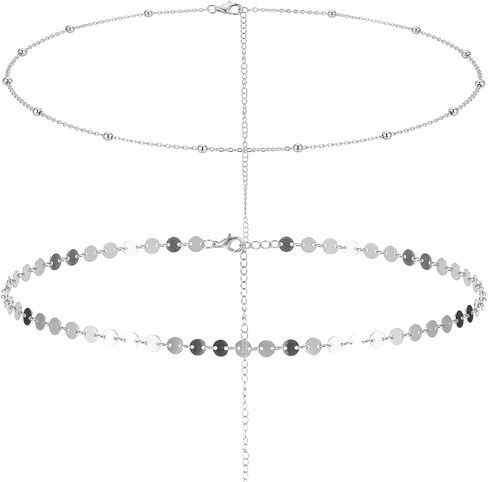 Waist Beads for Women, Boho Belly Chains, Waist Chain for Womens Simple Body Belly Chains Beach Accessories, Adjustable Body Chain Jewelry for Beach, 26.77-52.36 Inch in Kuwait