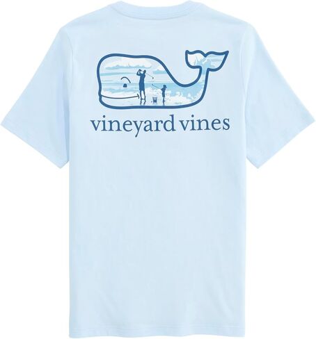 Vineyard Vines Boys' Fathersday Whale Fill Short-Sleeve Pocket Tee in Kuwait