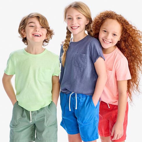 Primary Kids Pocket Tee, Soft 100% Cotton T-Shirt in Saudi Arabia