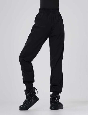 Dayrose Girls Elastic Warm Up Ballet Pants, Women Lace Waistband Ripstop Pants for Yoga, Dance, Gymnastics in Saudi Arabia
