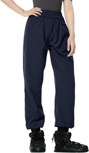Dayrose Girls Elastic Warm Up Ballet Pants, Women Lace Waistband Ripstop Pants for Yoga, Dance, Gymnastics in Saudi Arabia