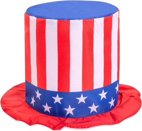 ALVOGIMOR Uncle Sam Patriotic Hat, American Flag Costume Accessories Top Hat, 4th of July Hats for Men Women in Saudi Arabia