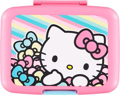 AI ACCESSORY INNOVATIONS Gabby’s Dollhouse 4 Compartment Bento Lunch Box for Kids, Featuring Pandy Paws, Kitty Fairy, DJ Catnip, and CatRat, BPA Free in Kuwait