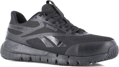 Reebok Work Women's Flex Trainer Work with Elevated Ease On/Off Black and Gray Composite Toe Shoe in Kuwait