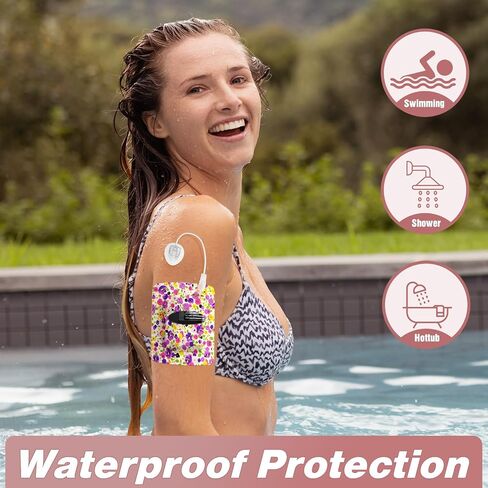 30Pack Tandem Mobi Adhesive Pocket Patch, Waterproof Adhesive Sleeve for Tandem Mobi Insulin Pump Patch Flexible Overpatch Hypoallergenic & Latex-Free Long Stay for 10 Days in Saudi Arabia