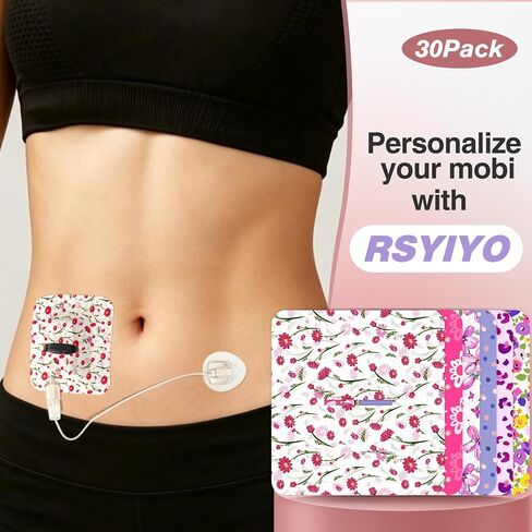 30Pack Tandem Mobi Adhesive Pocket Patch, Waterproof Adhesive Sleeve for Tandem Mobi Insulin Pump Patch Flexible Overpatch Hypoallergenic & Latex-Free Long Stay for 10 Days in Saudi Arabia