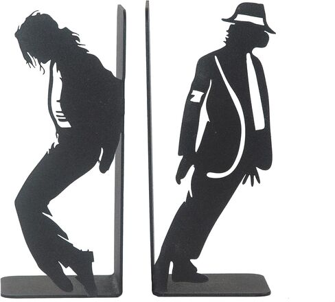Michael J. Decorative Bookends, King of Pop Figure Book Holders, Famous Characters Book Holders, Bookholder with Celebrity, Music Theme Book Stands, Moonwalk, Decorative Book End in Saudi Arabia
