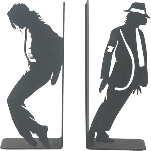 Michael J. Decorative Bookends, King of Pop Figure Book Holders, Famous Characters Book Holders, Bookholder with Celebrity, Music Theme Book Stands, Moonwalk, Decorative Book End in Saudi Arabia