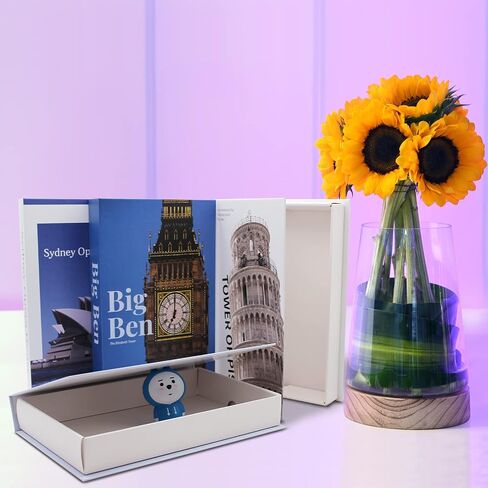 4 Pcs Decorative Books Set for Home Decor Display,Faux Books for Decoraion,Fake Books for Decoration,Bookshelf Farmhouse Coffee Table Decor Books (Blue T1) in Saudi Arabia