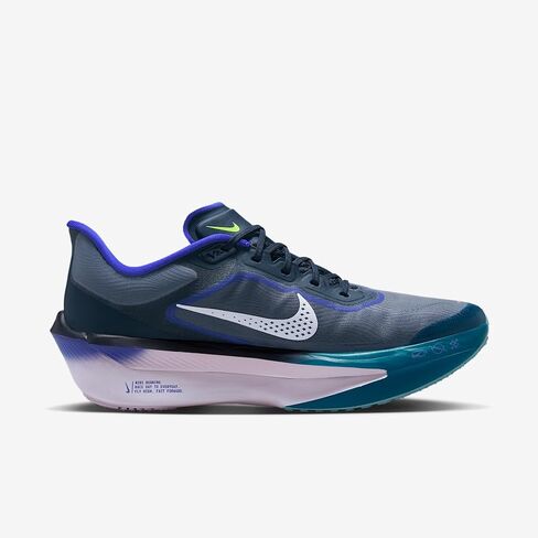 Nike Zoom Fly 6 Men's Road Racing Shoes (Obsidian/Persian Violet/Volt/White) Size 12 in Kuwait