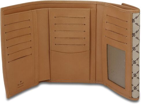 Rioni Signature Natural Multi-fold Button Wallet in Kuwait