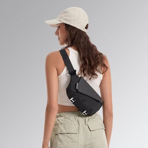 TANGCORLE Crossbody Bag, 5L Expandable Shoulder Bag, Water Resistant Multi Pocket Casual Messenger Bag for Daily Use in Saudi Arabia
