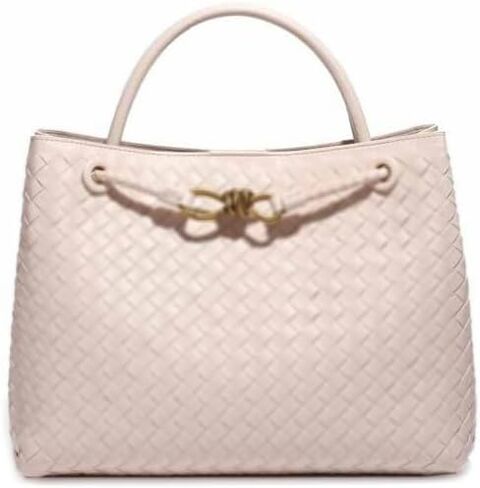 Woven Bags for Women Tote Shoulder Hobo Crossbody Bags PU Leather Handwoven Woven Purse in Saudi Arabia