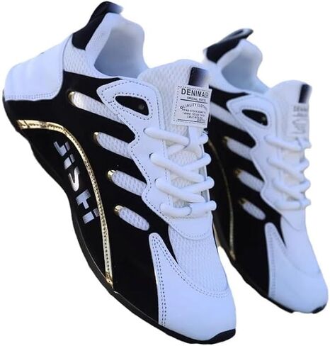 Men's Breathable Mesh Athletic Shoes, Lightweight Non-Slip Sneakers with EVA Insole for Running, Hiking & Daily Wear in Kuwait