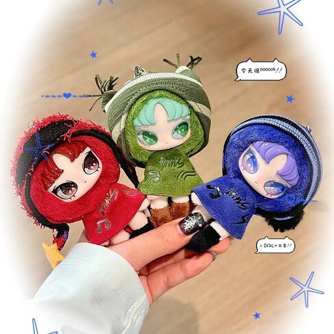 INN's Twelve Tiny Wish Keepers Series MINI Plush Keychain Blind Box 1Pcs (1 of 14 Possible Styles) Cute INN Bag Charms, Keyring for women's handbags – Kawaii Plush Backpack Accessories Key Chain in Saudi Arabia