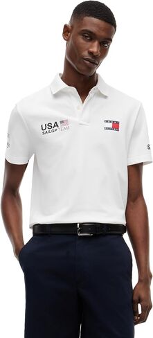 قميص تومي هيلفيغر للرجال Tommy X Us Sailgp Team Replica Polo in Kuwait