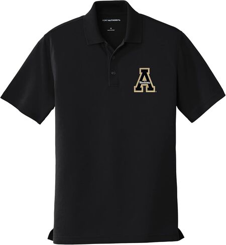 Sorority Letters Shop قميص بولو رجالي بأكمام قصيرة من جامعة ولاية أبالاتشي - بولو شبكي صغير للأشعة فوق البنفسجية للمنطقة الجافة in Kuwait