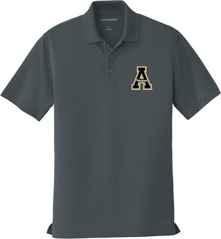 Sorority Letters Shop قميص بولو رجالي بأكمام قصيرة من جامعة ولاية أبالاتشي - بولو شبكي صغير للأشعة فوق البنفسجية للمنطقة الجافة in Kuwait