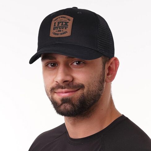 قبعة بيسبول قابلة للتعديل من I Fix Stuff and I Know Things، للأب والزوج والجد والصديق in Kuwait
