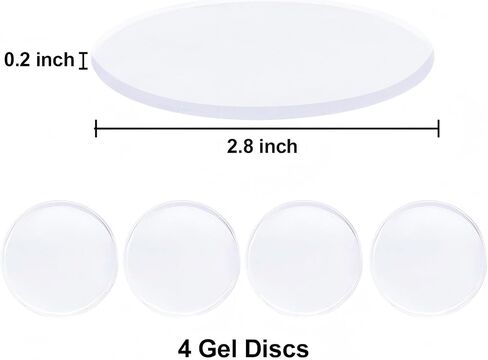 Ankle Protection Gel Pads,Soft Silicone Ankle Pads for Skating Hiking Skiing,Pressure Relief Gel Cushions for Blisters & Friction,Reusable Protector for Ice Skates Roller Skates Boots in Saudi Arabia