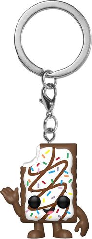 سلسلة مفاتيح فانكو: كيلوجز بوب! الفطائر - Pop!tarts - (HFS) - WK Kellogg - مجسم صغير من الفينيل لجمع سلسلة مفاتيح جديدة - حشو الجورب - فكرة هدية - الترويج الرسمي in Kuwait