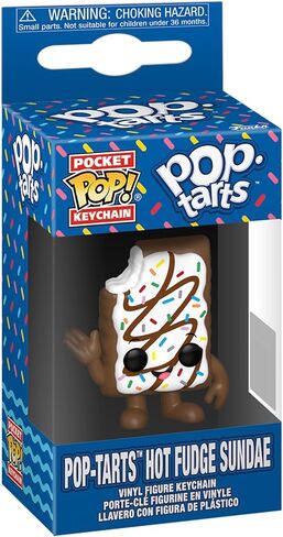 سلسلة مفاتيح فانكو: كيلوجز بوب! الفطائر - Pop!tarts - (HFS) - WK Kellogg - مجسم صغير من الفينيل لجمع سلسلة مفاتيح جديدة - حشو الجورب - فكرة هدية - الترويج الرسمي in Kuwait