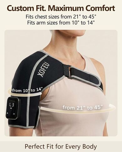 Cordless Red Light Therapy for Shoulder with Vibration Massage, 5000mAh Battery Portable Red Light Therapy with 80 LEDs , 660nm & 2*850nm Near Infrared Therapy, 3-in-1 LED Chips for Pain Relief in Saudi Arabia