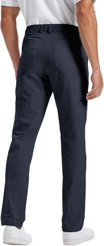 HDL Men's Golf Pants Work Travel Gear Quick Dry Stretch 4 Pockets | Grip waistband. Anti-friction strip. Zipper fly. Deep pocket (6.7" phone). Rear snap. Quick-dry, water-resist. in Saudi Arabia
