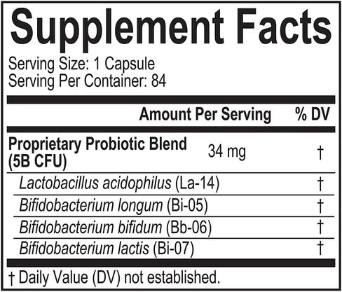 berkley jensen Probiotic Digestive System Support Capsules, 84 Count (Pack of 1) in Saudi Arabia