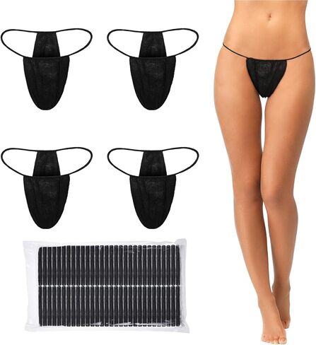Disposable Thong Panties Women's Spa Thong Soft Breathable Disposable Tanning Underwear in Saudi Arabia