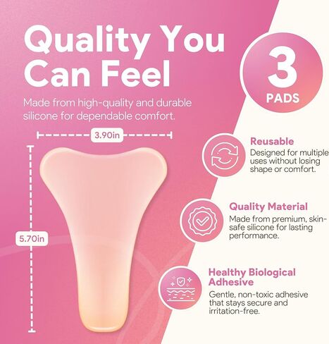 LUMORIA Seamless Concealer Cover for Women (3 Pack), Seamless Smooth Cover, Premium Skin-Safe Silicone Hiders, Invisible Smooth Coverage with Magnetic Storage Case for Leggings & Fitted Outfits in Saudi Arabia