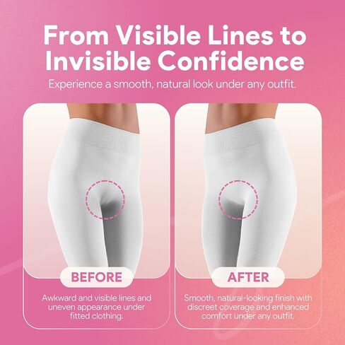 LUMORIA Seamless Concealer Cover for Women (3 Pack), Seamless Smooth Cover, Premium Skin-Safe Silicone Hiders, Invisible Smooth Coverage with Magnetic Storage Case for Leggings & Fitted Outfits in Saudi Arabia