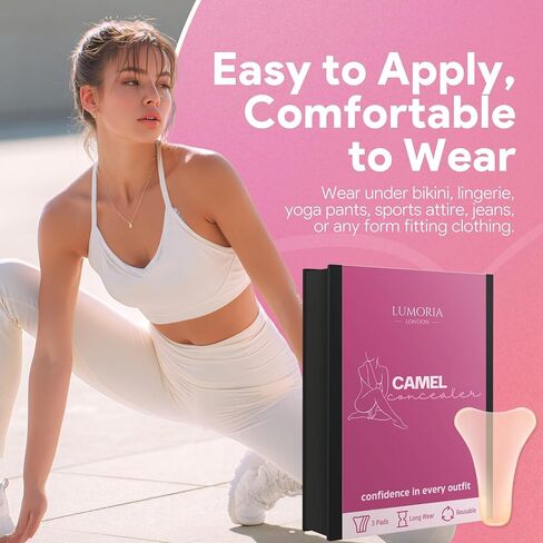 LUMORIA Seamless Concealer Cover for Women (3 Pack), Seamless Smooth Cover, Premium Skin-Safe Silicone Hiders, Invisible Smooth Coverage with Magnetic Storage Case for Leggings & Fitted Outfits in Saudi Arabia