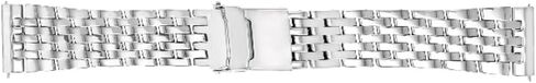 Ewatchparts 24mm Pilot Watch Band Bracelet Compatible With Breitling A24322 7 Link Navitimer Polish in Saudi Arabia