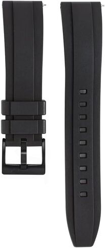BluShark - Ridge Rubber Watch Strap for Men & Women, FKM Rubber Quick Release Watch Band, Waterproof & Sweatproof Replacement Strap with Stainless Steel Buckle in Saudi Arabia