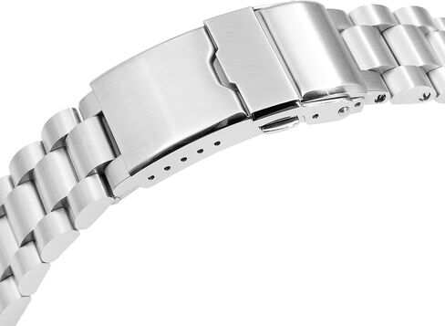 MiLTAT Endmill Metal Watch Band compatible with Seiko SKX007 SKX009, 22mm 316L SS in Kuwait