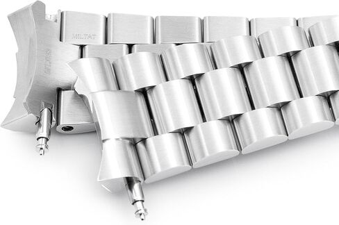MiLTAT Endmill Metal Watch Band compatible with Seiko SKX007 SKX009, 22mm 316L SS in Kuwait