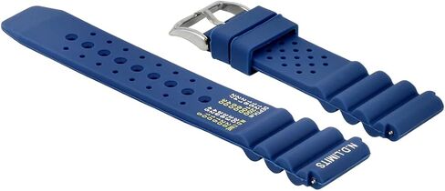 حزام ساعة Ewatchparts 20 مم ND بحدود EXTREMA SPORT PRO غواص مطاطي للمواطن متوافق مع SEIKO BLUE in Kuwait