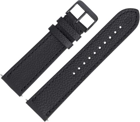 Victorinox 005544 Watch Strap 22 mm Leather Black Structure in Kuwait