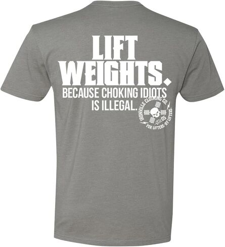 تي شيرت Ironville Lift Weights Lifting Soft Blend تي شيرت in Kuwait