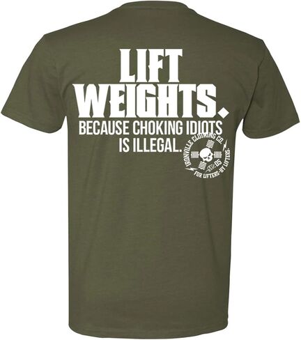 تي شيرت Ironville Lift Weights Lifting Soft Blend تي شيرت in Kuwait