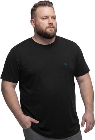 Bamboo Viscose Cooling Big and Tall T Shirt Men, Moisture Wicking Lightweight Soft Loose Fit Breathable Work in Saudi Arabia