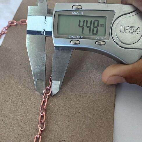Pure Copper Chain Necklace for Men & Women, Cable Link Chain with Lobster Clasp, Minimalist Unisex Jewelry for Daily Wear in Kuwait