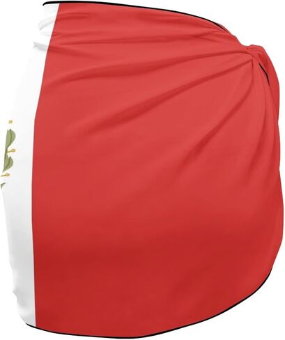 Women's Short Sarongs Beach Wrap Sheer Bikini Wraps Chiffon Cover Ups for Pool Vacation Party in Saudi Arabia