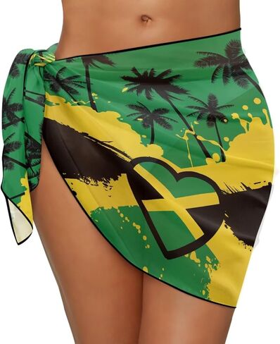 Women's Short Sarongs Beach Wrap Sheer Bikini Wraps Chiffon Cover Ups for Pool Vacation Party in Saudi Arabia