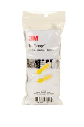 3M Tri-Flange Corded Earplugs in Small Pack VP-P3000 in Saudi Arabia