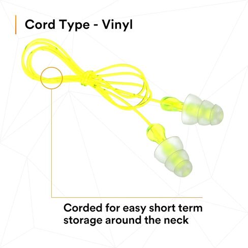 3M Tri-Flange Corded Earplugs in Small Pack VP-P3000 in Saudi Arabia
