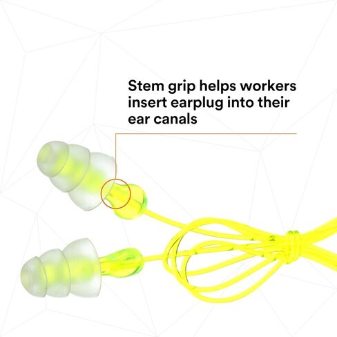 3M Tri-Flange Corded Earplugs in Small Pack VP-P3000 in Saudi Arabia